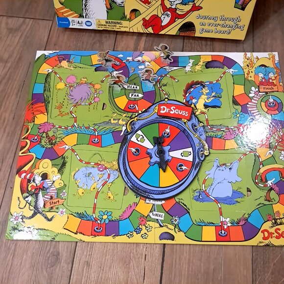 Dr. Seuss Surprise Slides Board Game kids Cat in the Hat  Dr. Seuss Surprise Slides Board‎ Game Preschool kids Cat in the Hat Wonder Forge